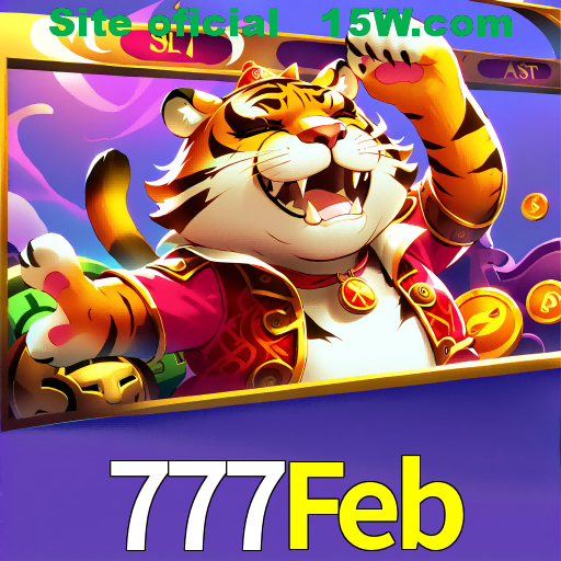 Imagem promocional da 777Feb mostrando a plataforma e suas vantagens